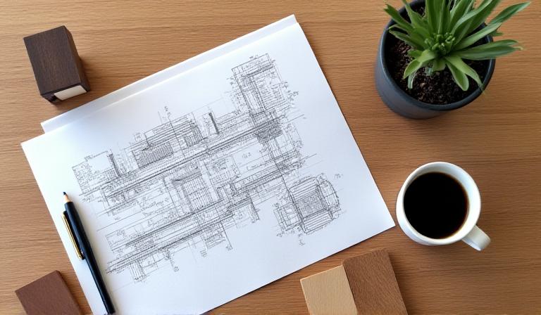 Incontro di progettazione con architetto e artigiano